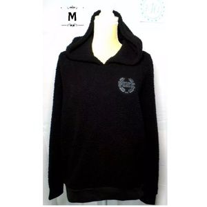 Victoria’s Secret PINK Sherpa Teddy Hoodie Sweater